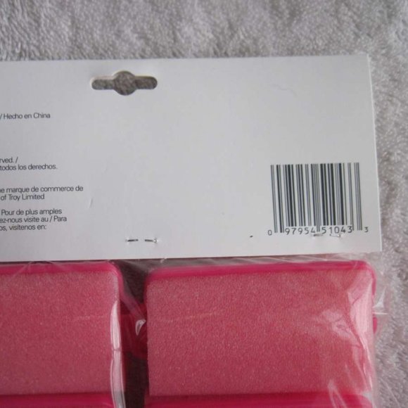 6 Hot Tools 1 1/2" Foam Rollers Hair Curlers Snap Lock Closure Sleep In Pro Curl - Picture 6 of 8